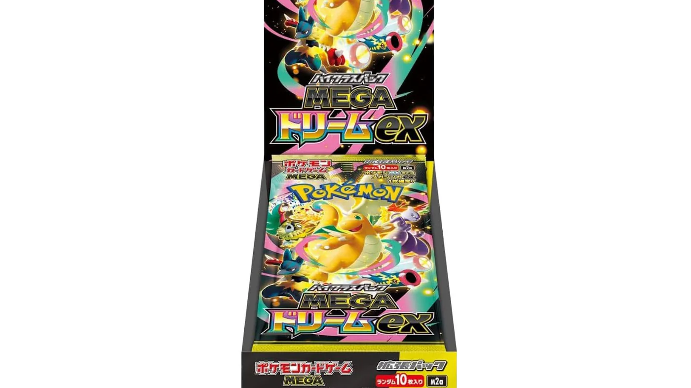 Ein versiegeltes Stück Pokémon-Geschichte: Das Mega Dream EX M2a Booster Display