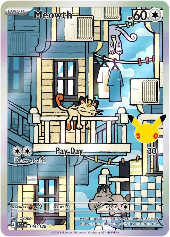 Pokémon 30th Celebration: Mauzi und Alola-Mauzi enthüllt