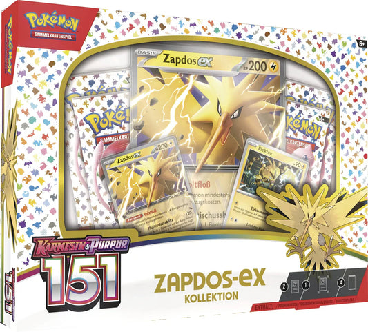 Pokémon 151 Zapdos Ex Collection (ENG) - OVP | Starz Collectibles