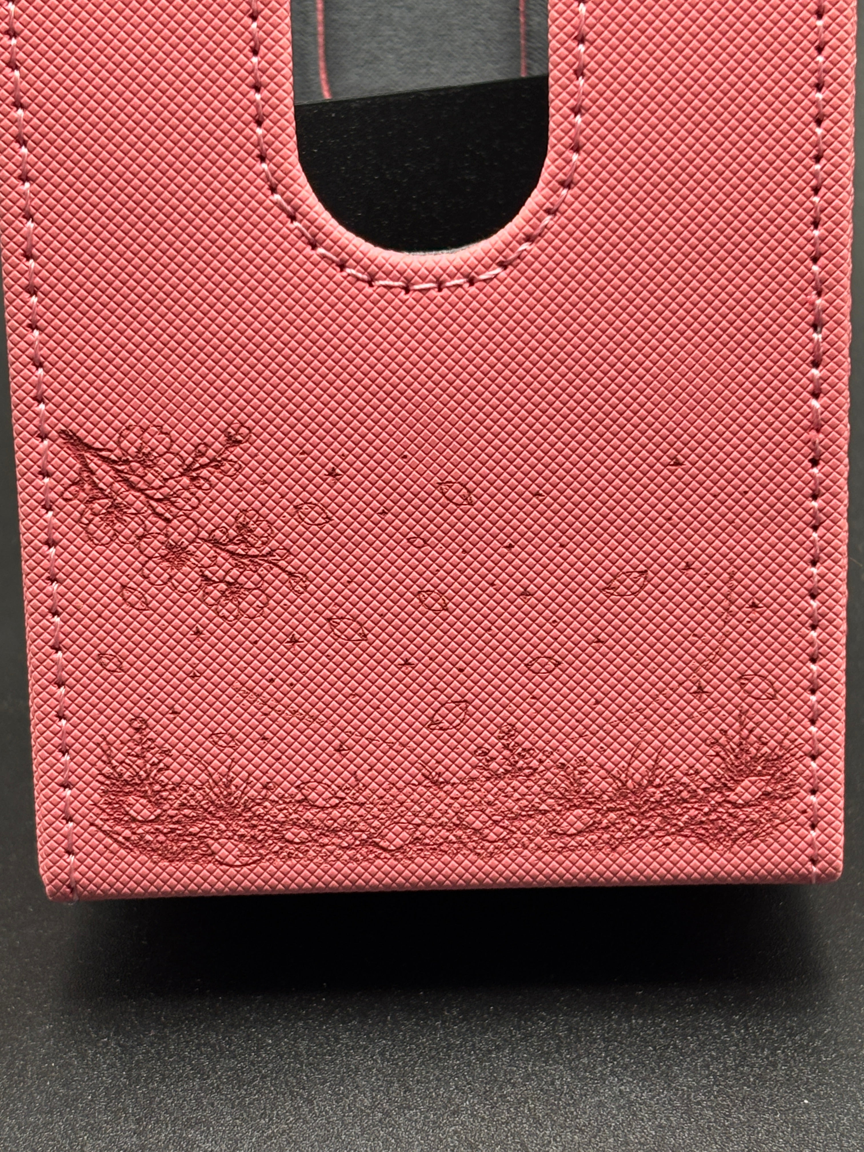 Cherry Blossom Custom Deck Box Design | 100 Karten | Rosa