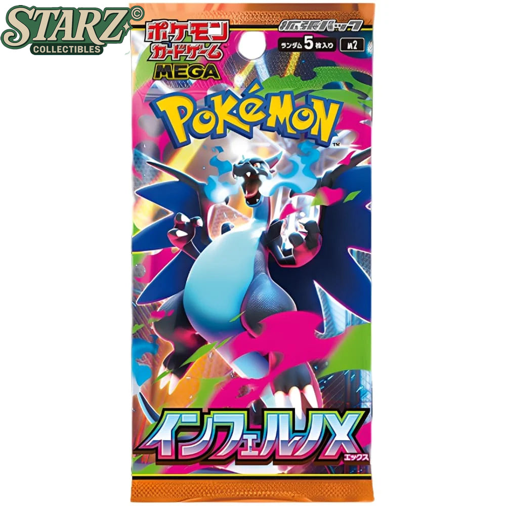 Pokémon Mega Inferno X Booster Pack Japanisch OVP Starz Collectibles